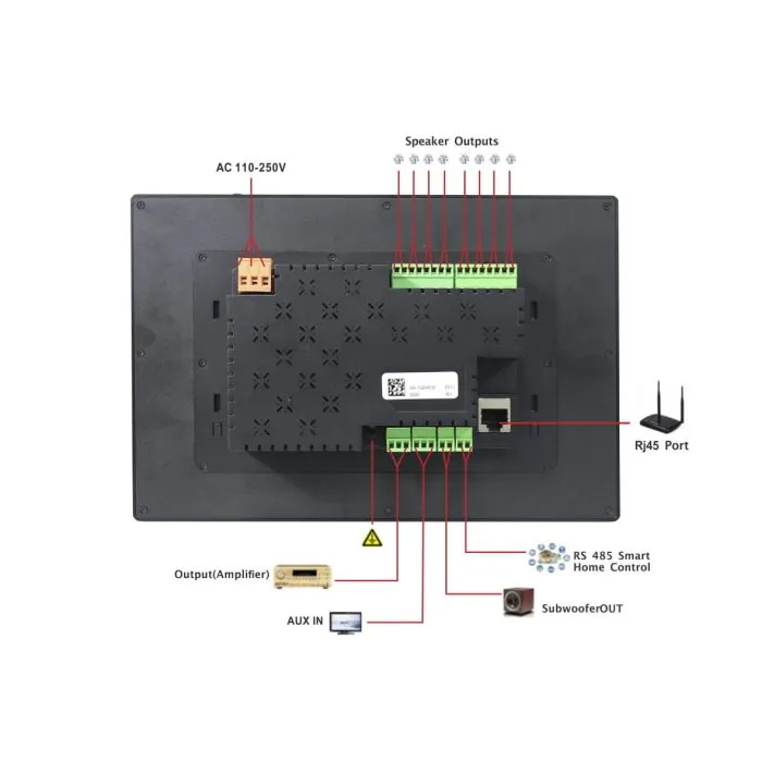 ⁦أمبليفير جداري أندرويد – 2zone – 8×25 w | Tech Gate⁩ - الصورة ⁦9⁩